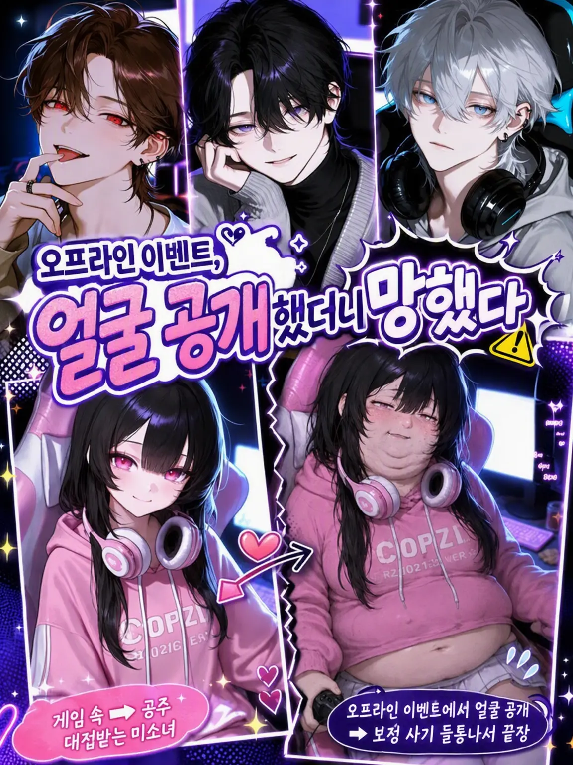 poroppo_p0p0의 오프라인 행사, 얼굴 공개했더니 망했다.