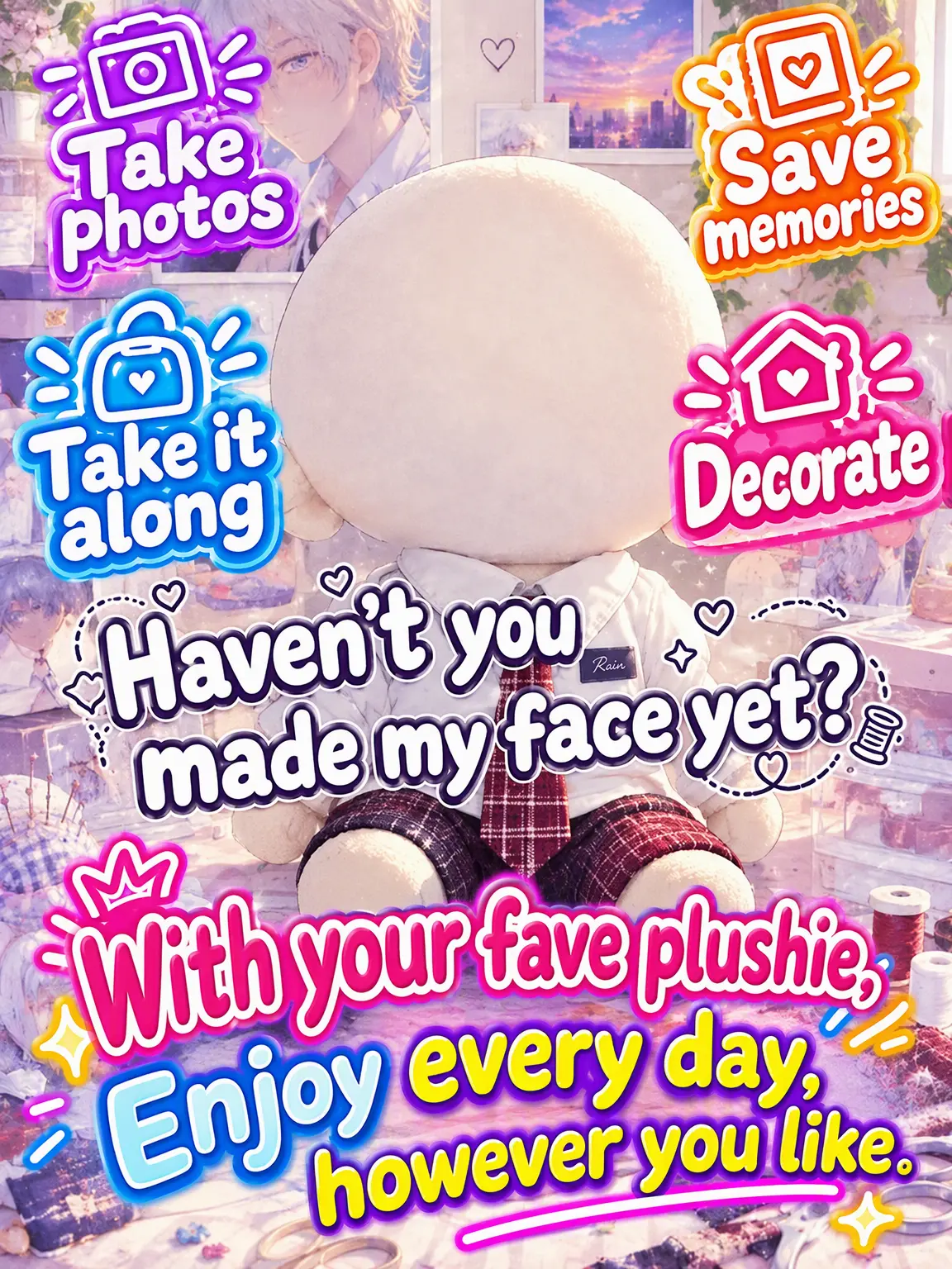 hanachan11love의 Faceless Fave Plushie