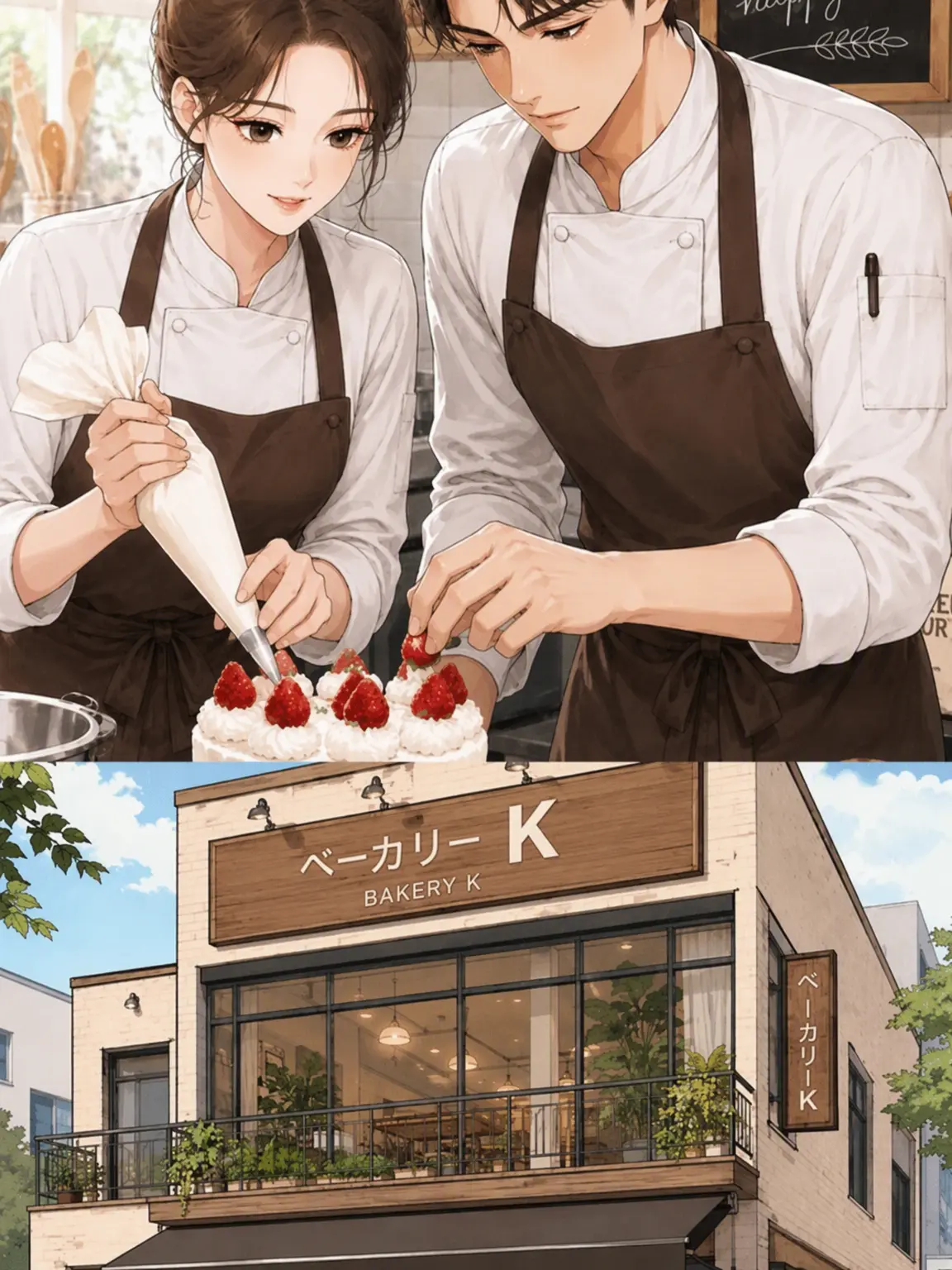 moon_Idea의 パティシエのパパとママ