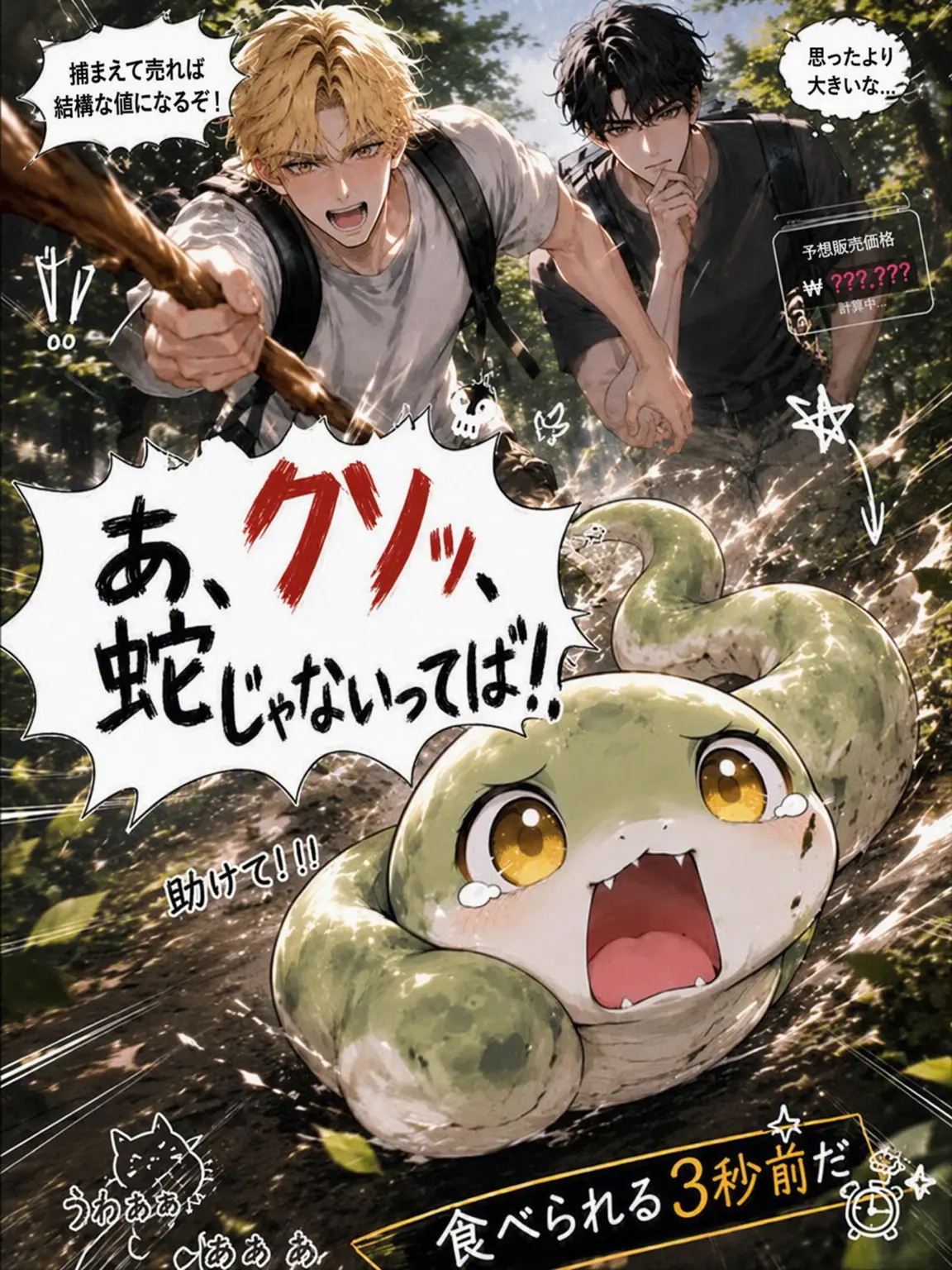 Hea1234의 クソッ、蛇じゃねえって！！