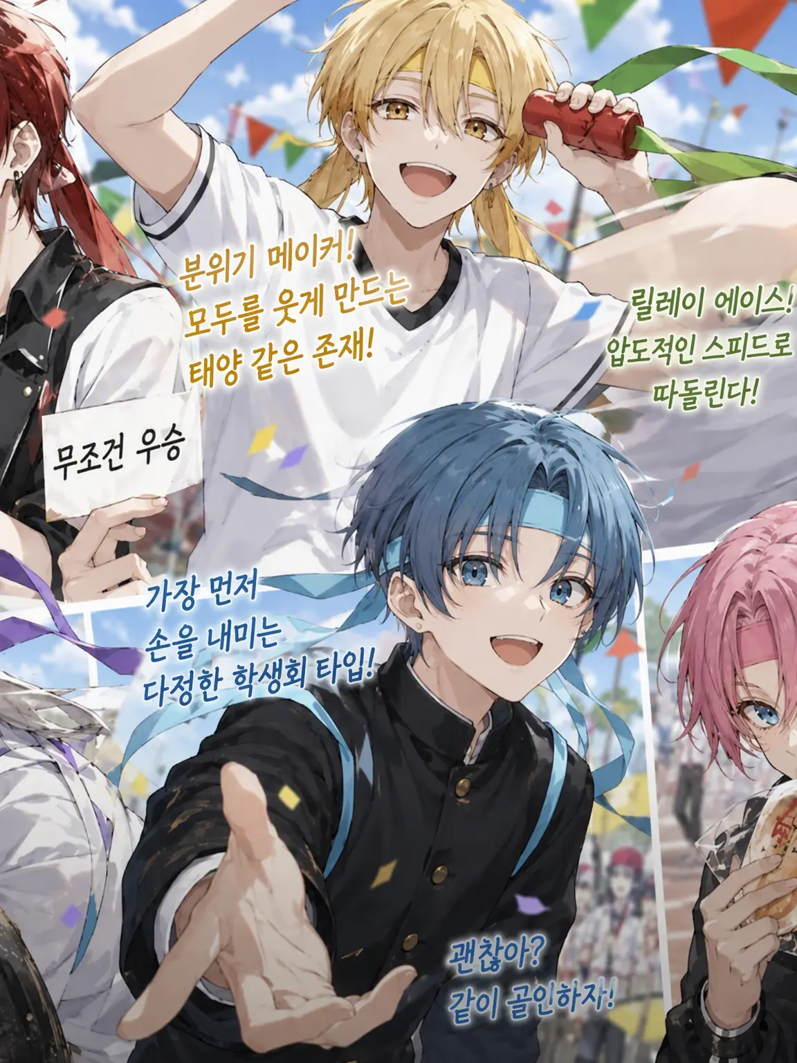 boku_mite의 「우리와 체육대회」 ⸝ 누가 좋아?