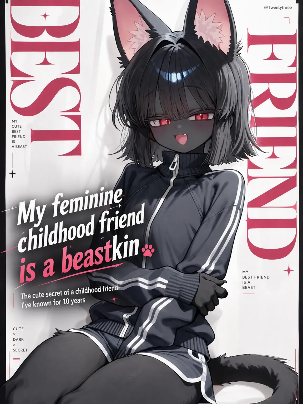 Twentythree의 My Girlish Childhood Friend is a Demi-human