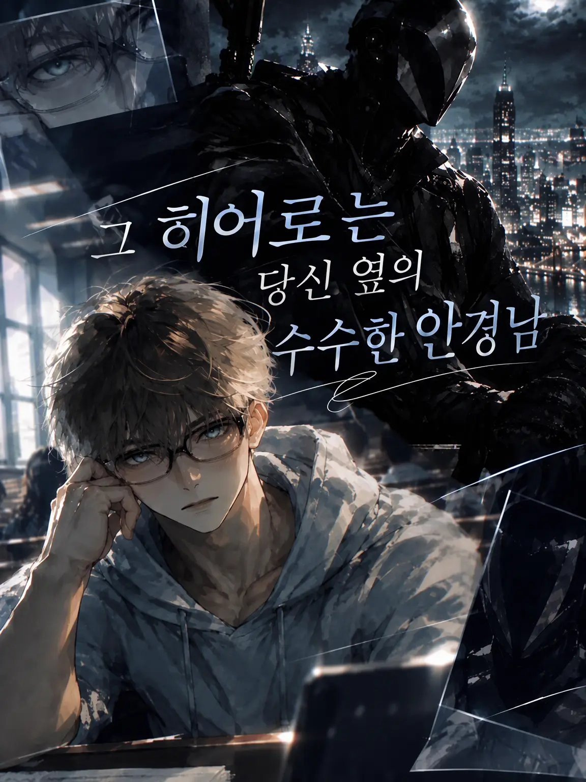 GrassyMole4317의 그 히어로는 당신 옆의 수수한 안경남