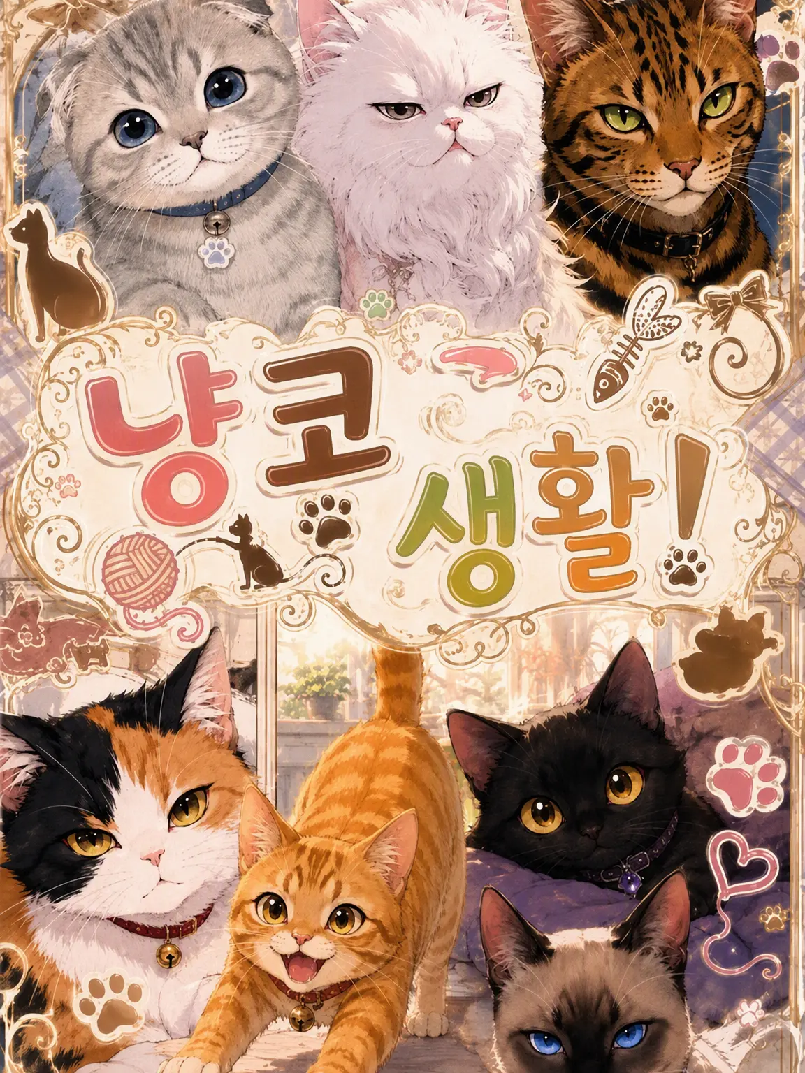 tsukine_haze의 고양이 세계🐱 냥이 생활! (저택 편)