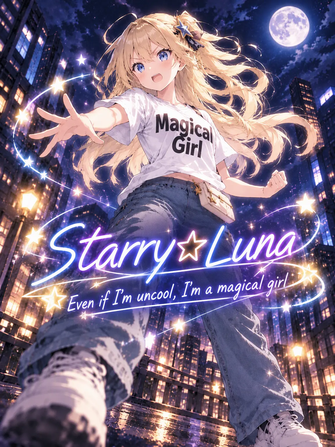 farfalle의 Magical Girl in a Tacky Tee!?