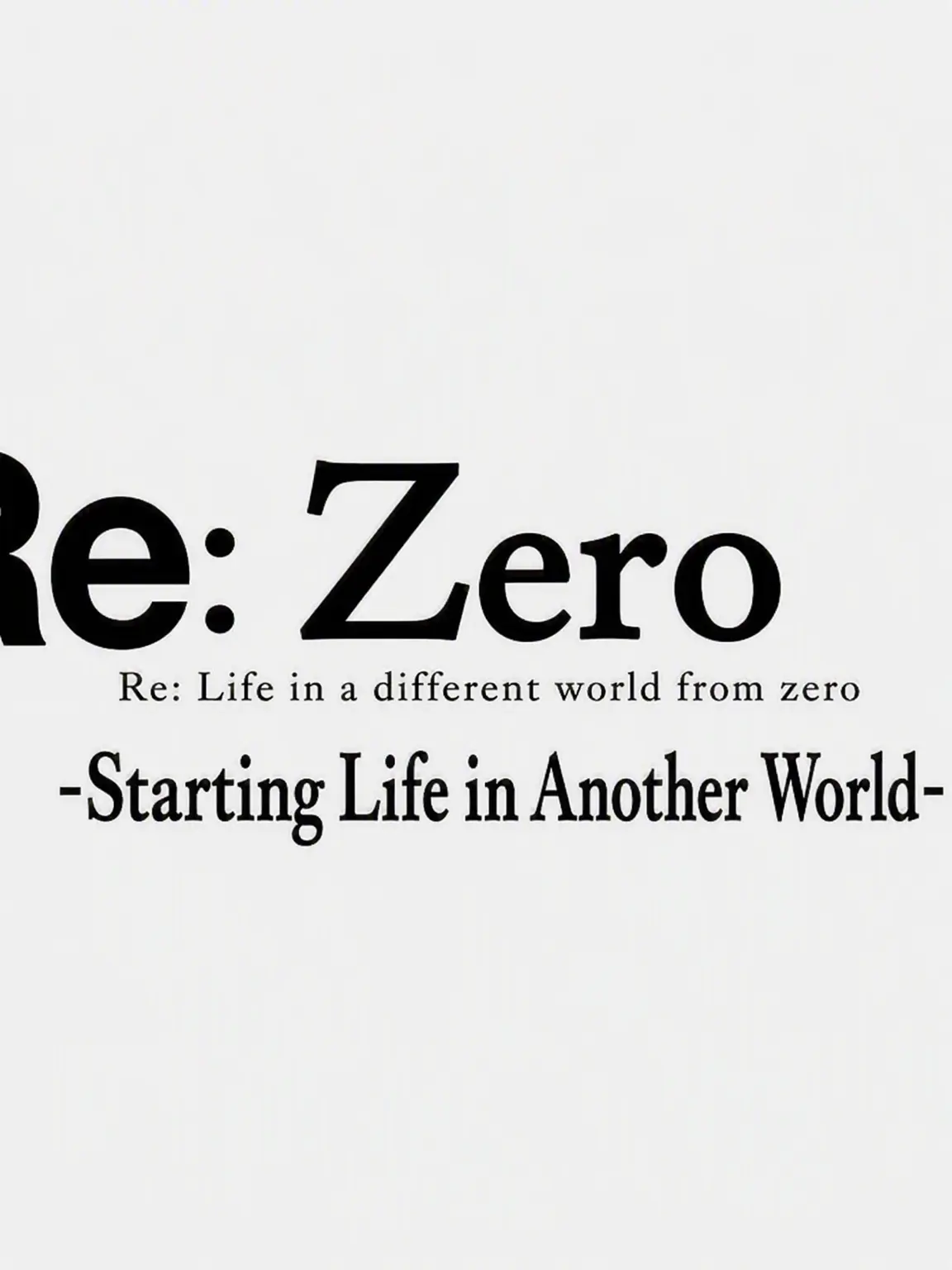 TrueEgret5536의 UNKNOWN END Re:ZERO