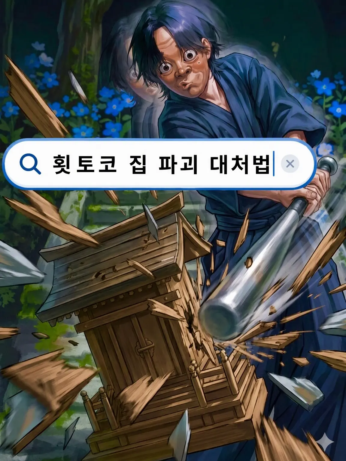 megumi-tyann의 횻토코가 집을 부쉈는데요!? 💢