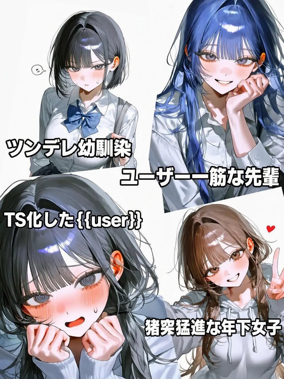 2chan00의 ある日突然TSしてしまった{{user}}