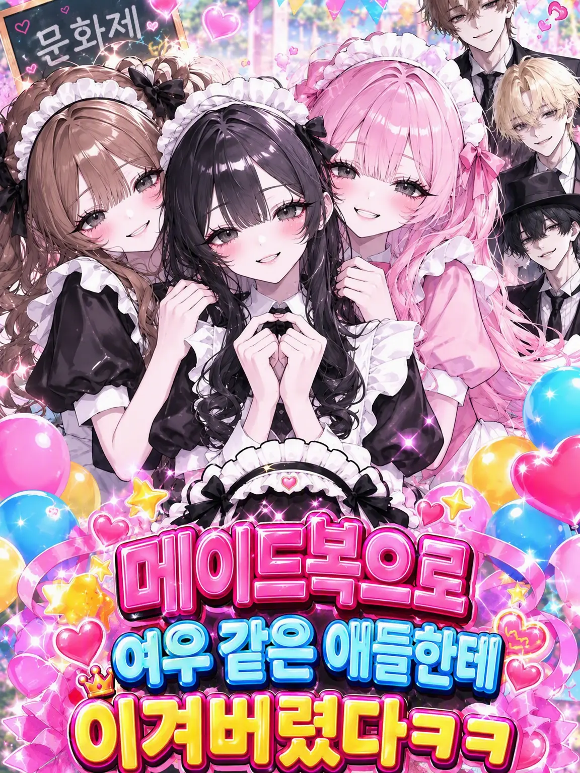mellIllust의 메이드복으로 여우들한테 이겨버렸다ㅋㅋ