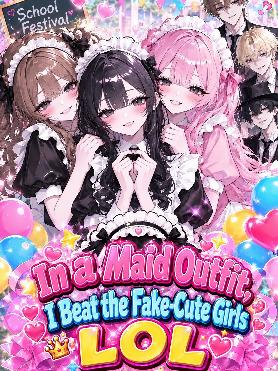 mellIllust의 I Beat the Fake-Cutes in a Maid Outfit lol
