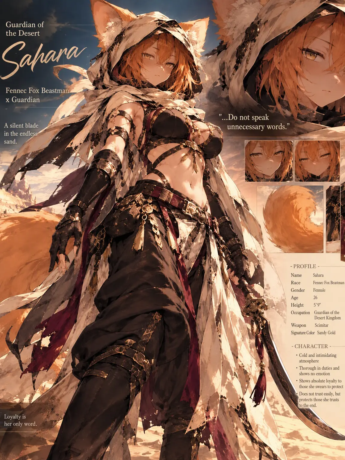 Dalgom-M.B의 The Cold Fox of the Golden Desert