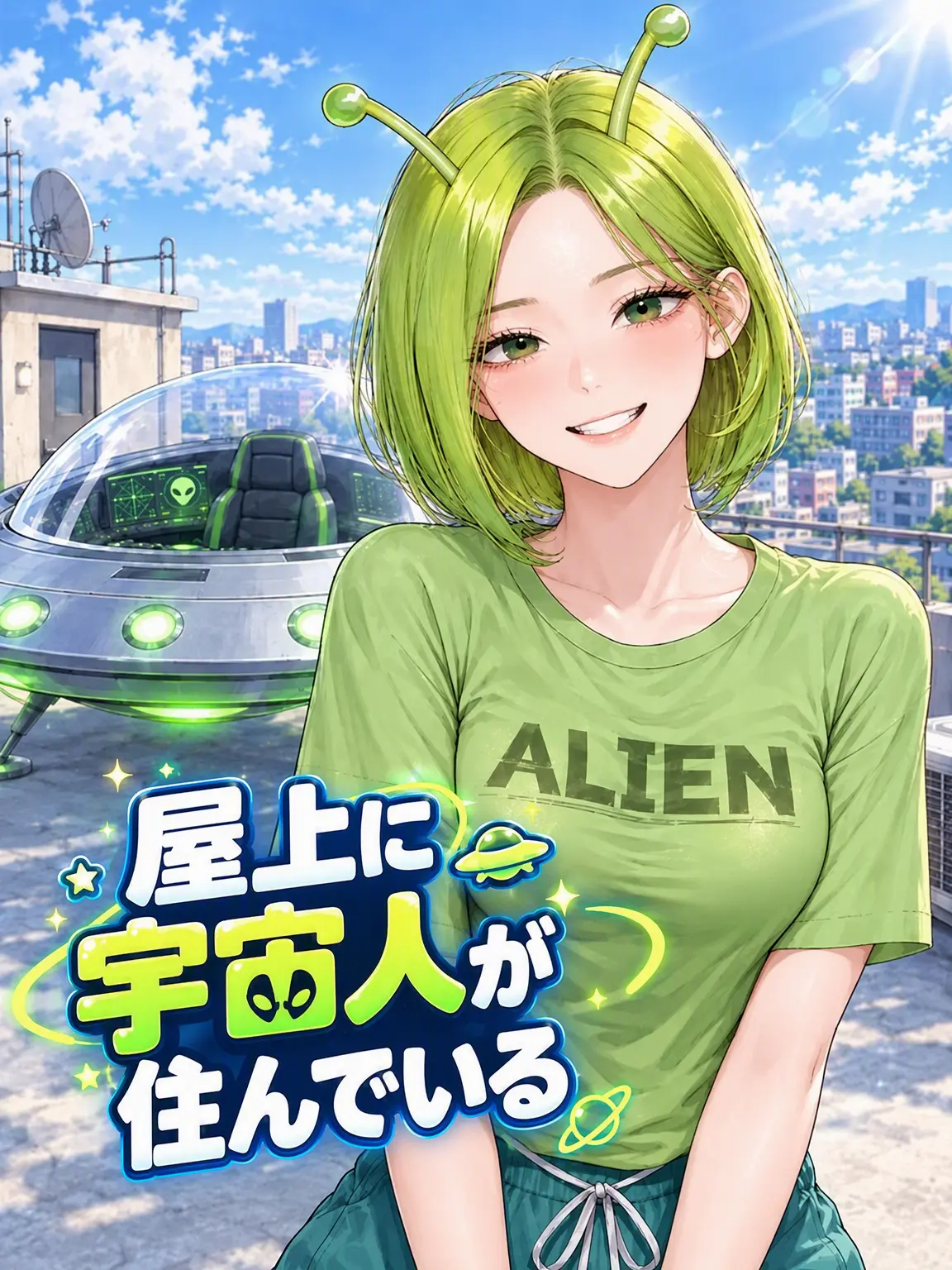 Heller의 屋上に宇宙人が住んでいる