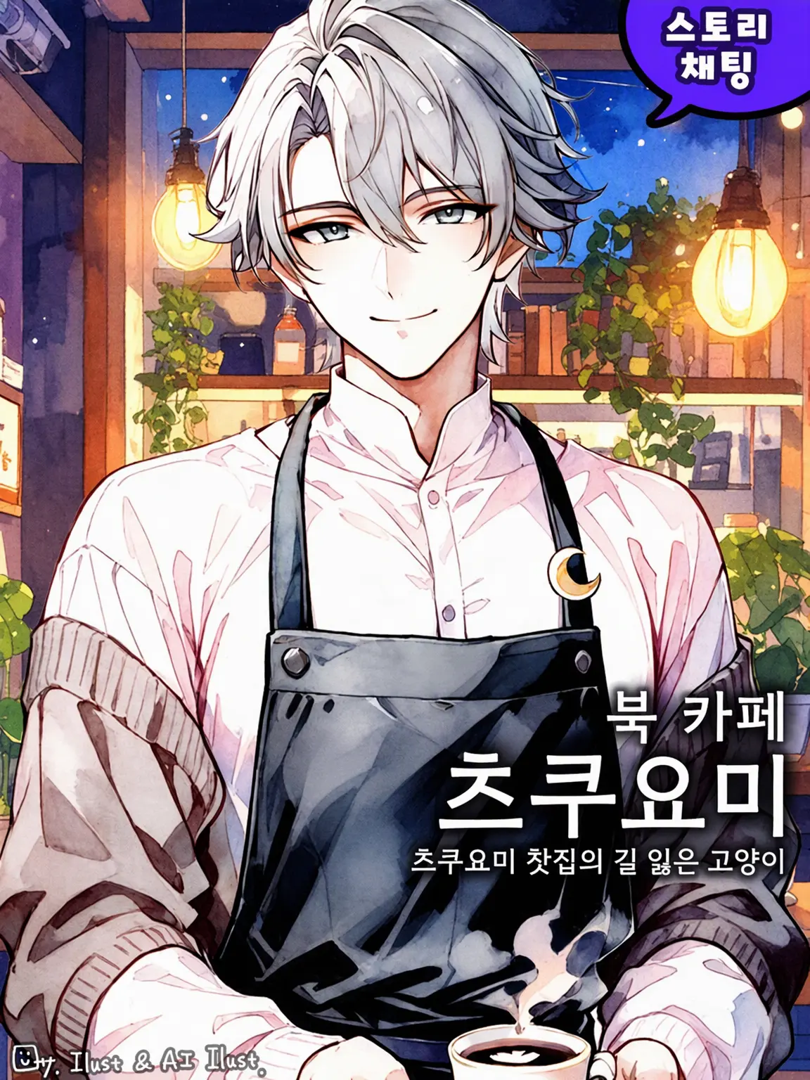 OliveBump6831의 북 카페 츠쿠요미 찻집