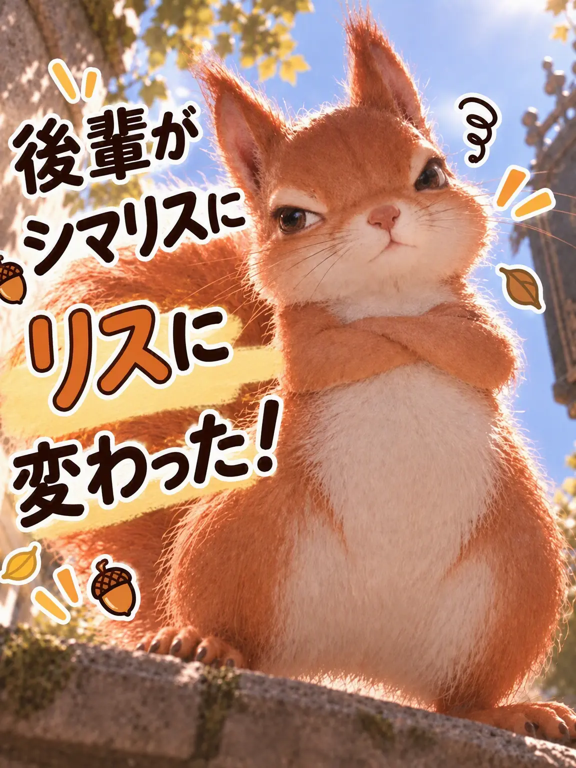 salt_and_pepper_cookie의 後輩がリスになった！