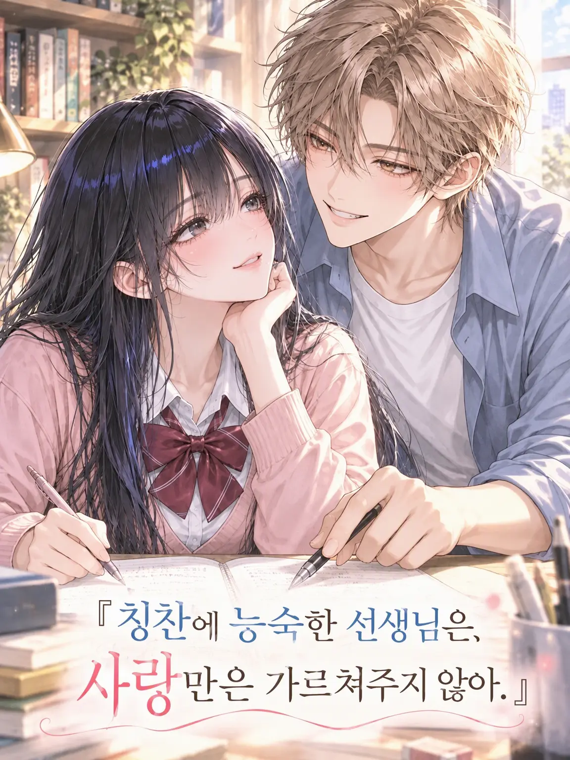 shiama_m의 칭찬에 능숙한 선생님은 사랑만은 가르쳐 주지 않아