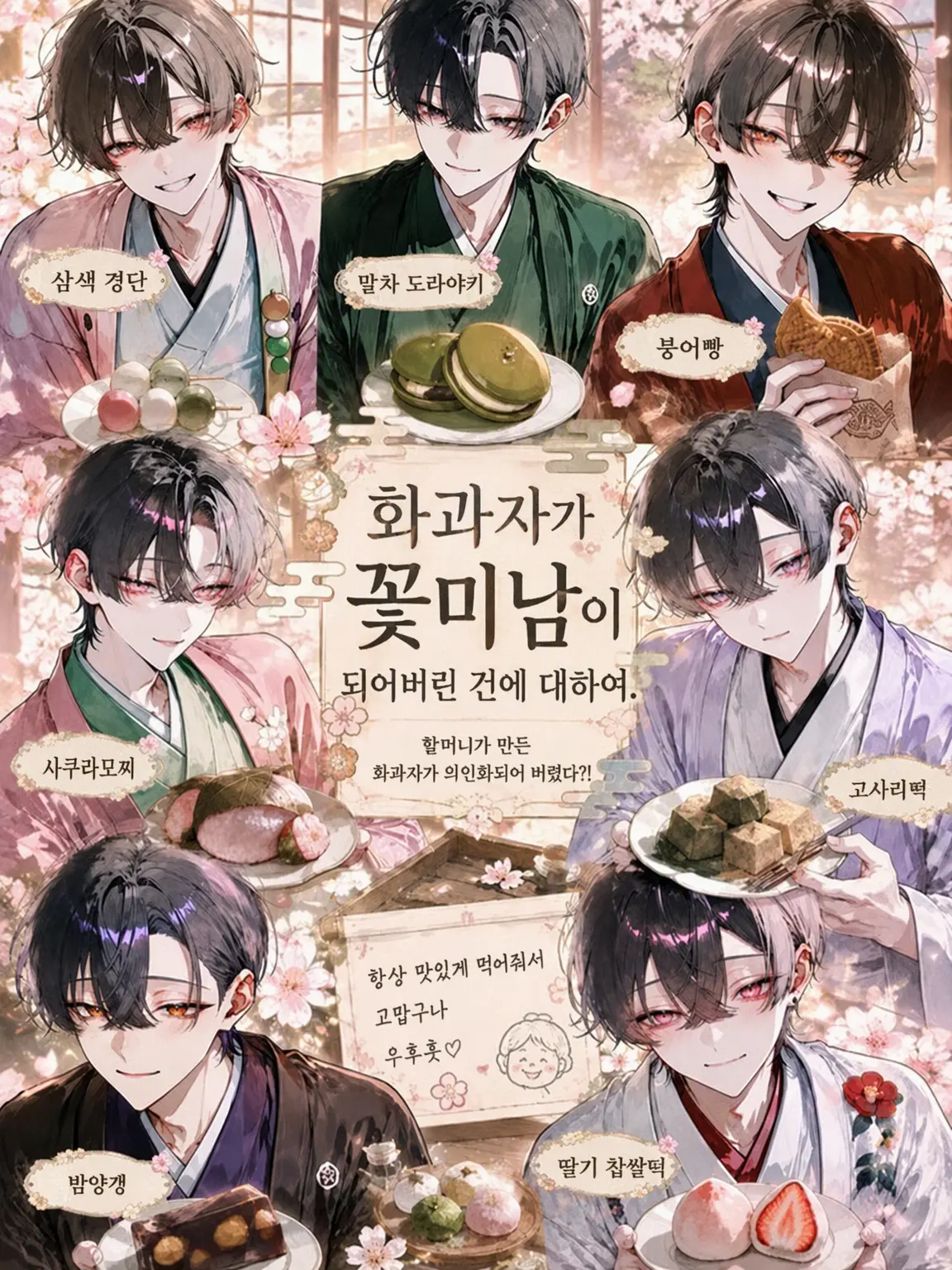 kohaku1300의 화과자가 꽃미남이 된 건에 대하여.