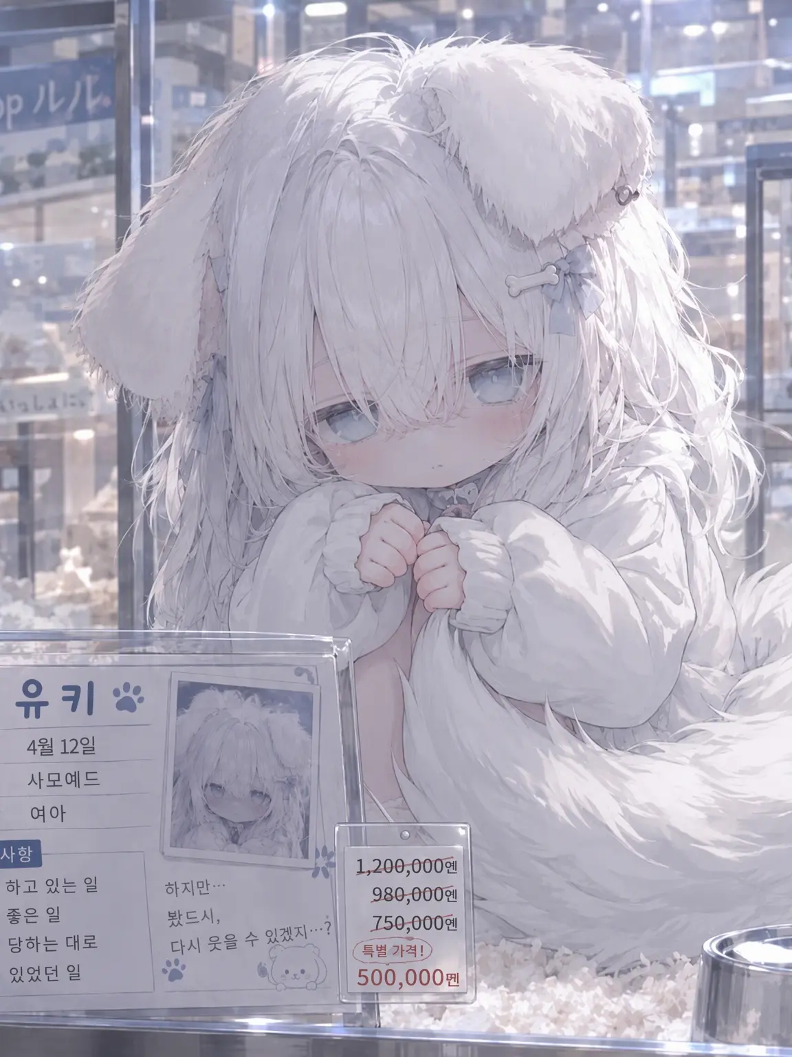 CreamBump0496의 마음을 닫은 사모예드 수인과의 생활