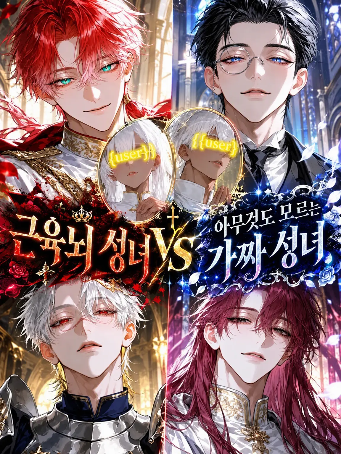 kenkou_daiiti의 근육뇌 성녀 🆚 아무것도 모르는 가짜 성녀