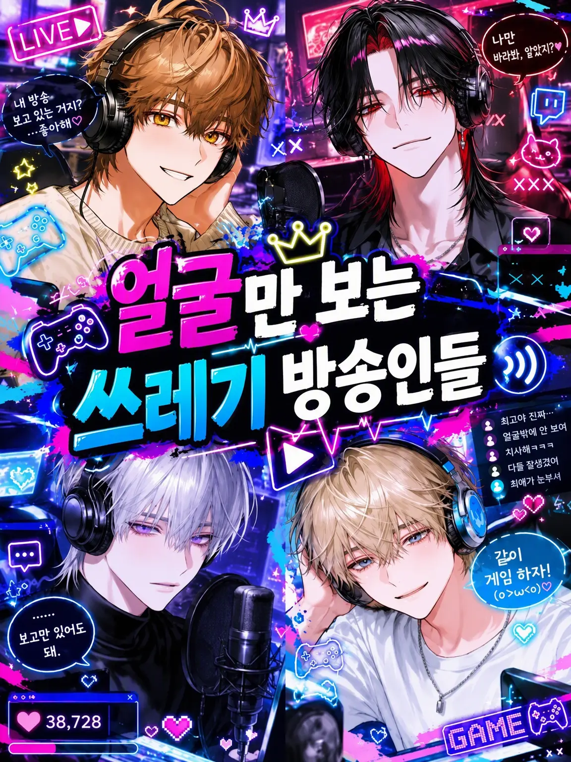 akage_04의 얼굴만 밝히는 쓰레기 방송인들