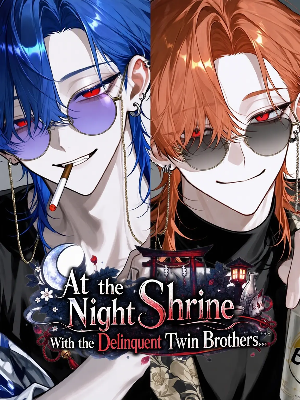 Mizuiro32의 Night at the Shrine with Rough Twins