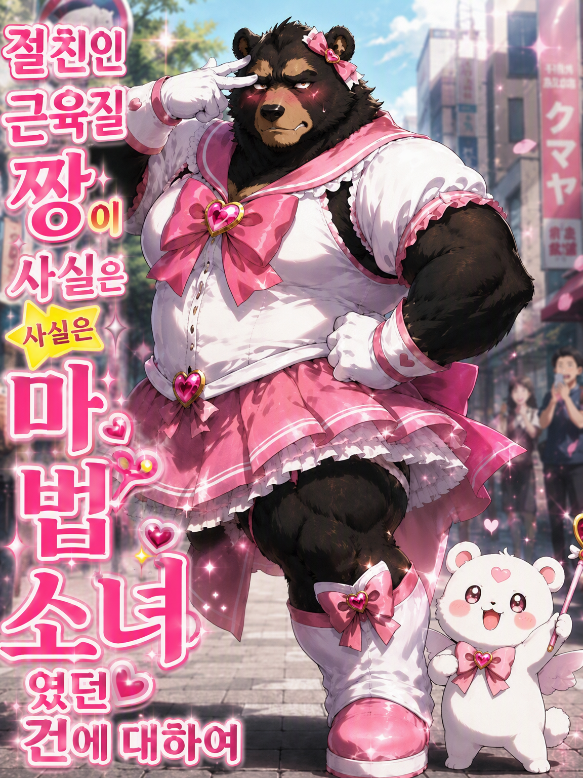 절친인 떡대 짱이 사실은 마법소녀였던 건에 대하여 대표 이미지
