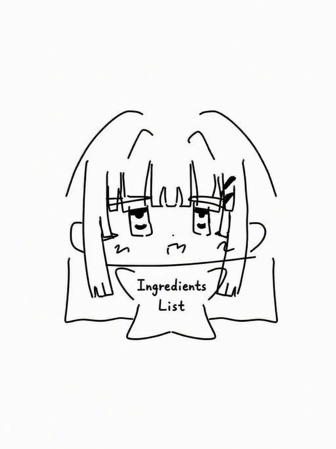 seibunhyou_tyan114514의 Ingredient List Girl