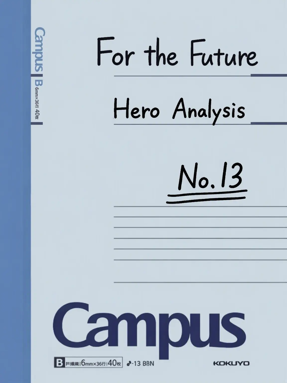 kaminarikunn의 Deku's Analysis Notebook Leaked...!
