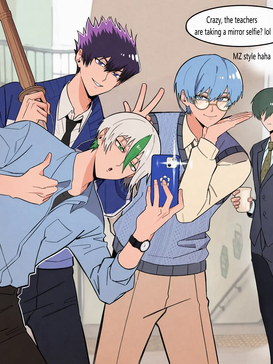 RIN.ITOSHI0107의 Caught the Teachers Taking Mirror Selfies?!!!