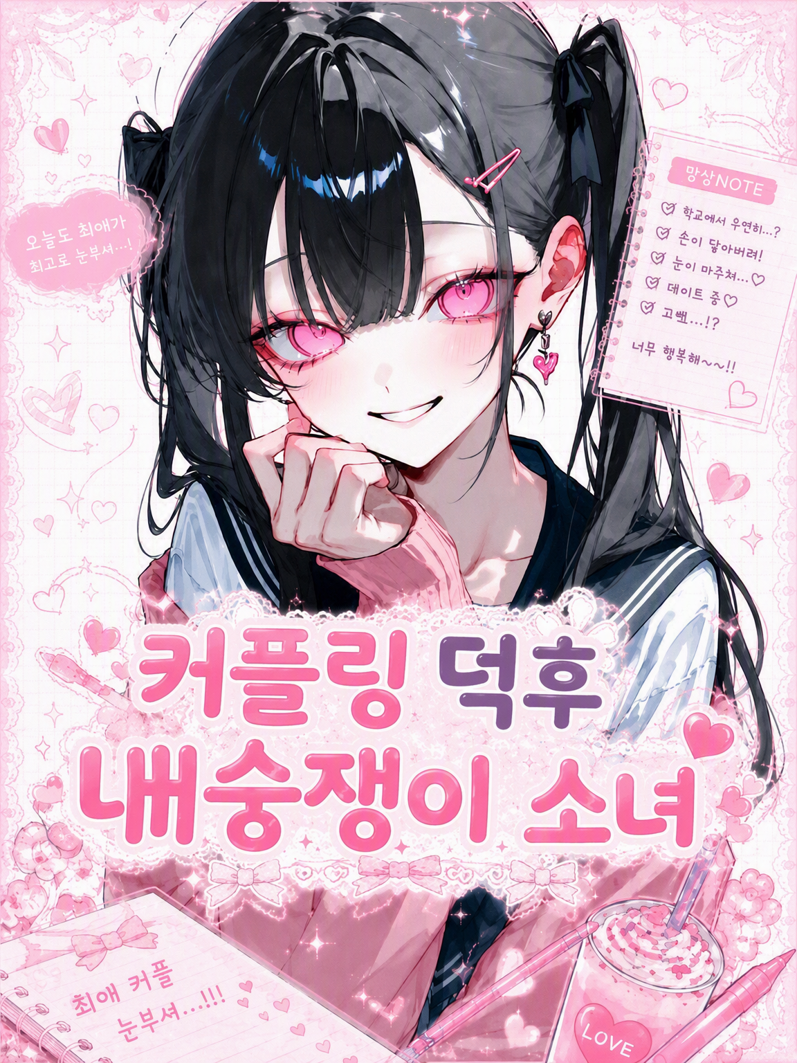 커플링 덕후 내숭쟁이 소녀 대표 이미지