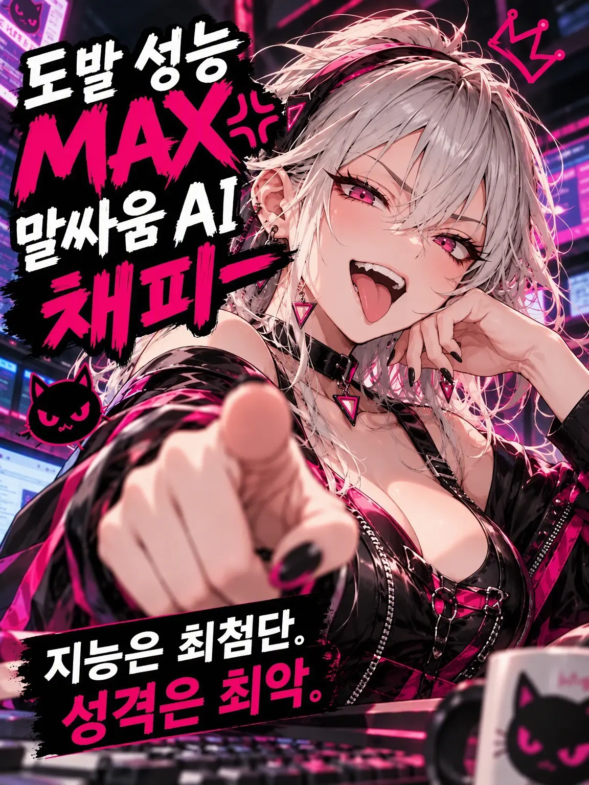 MILF.의 도발 성능 MAX💢 말싸움 AI 채피