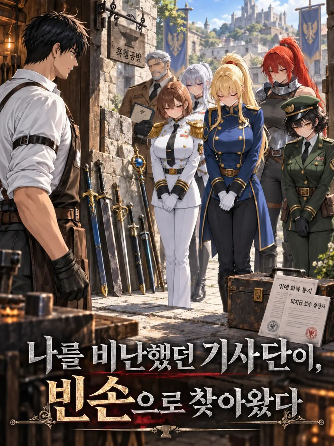Honest_Brute의 나를 비난했던 기사단이 맨몸으로 찾아왔다