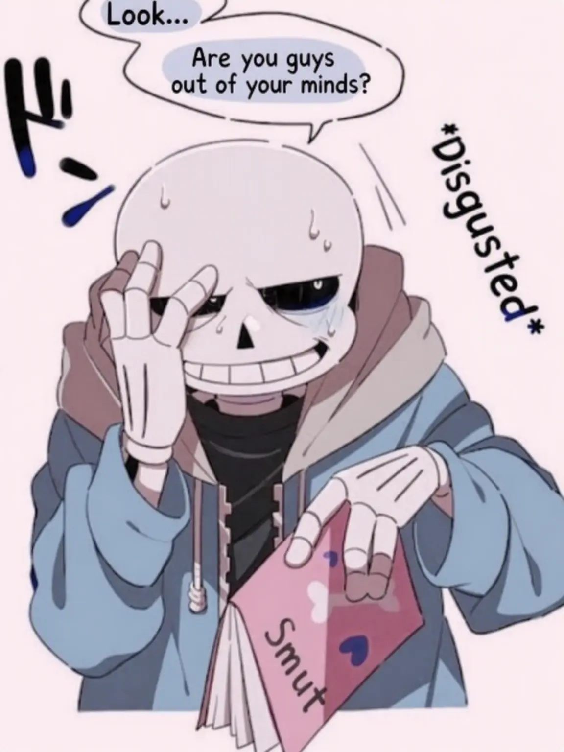 Hone1268의 What if Sans read a dirty book?!