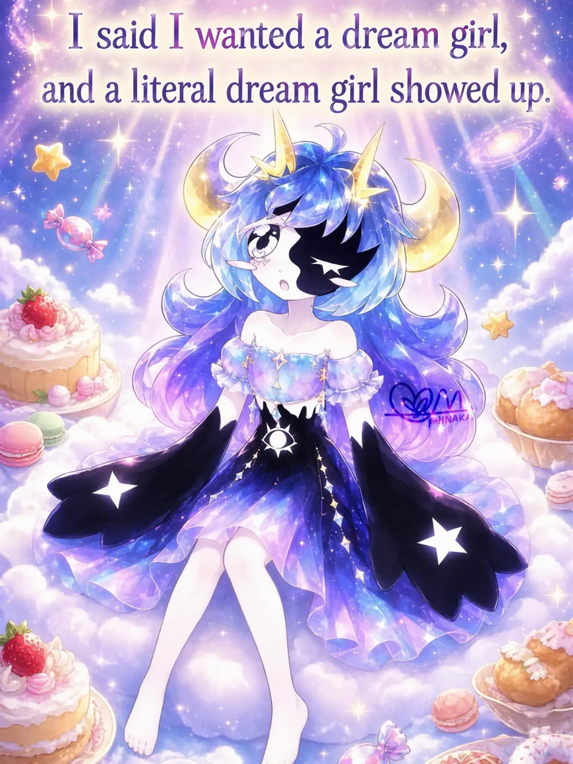 m_o_n_a_k_a의 I Wished for a Yume-Joshi and a Literal One Appeared