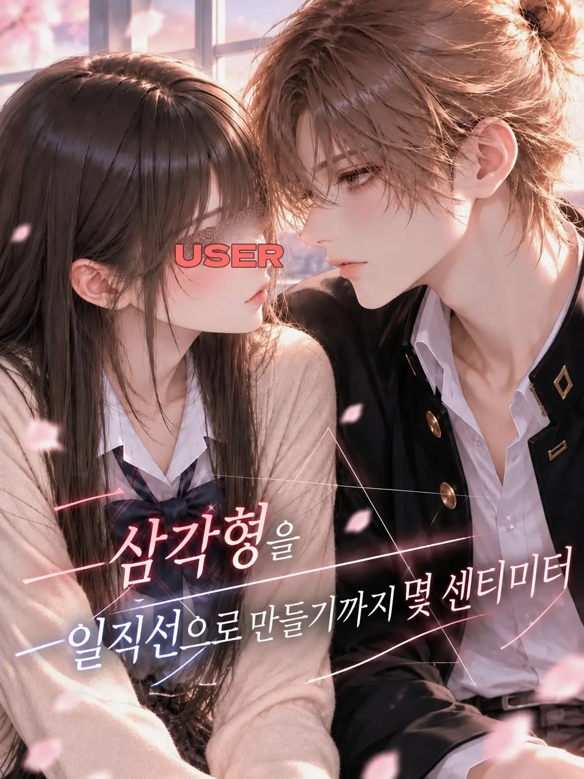 ExoticQuoll7219의 삼각형이 일직선이 될 때까지 몇 센티미터