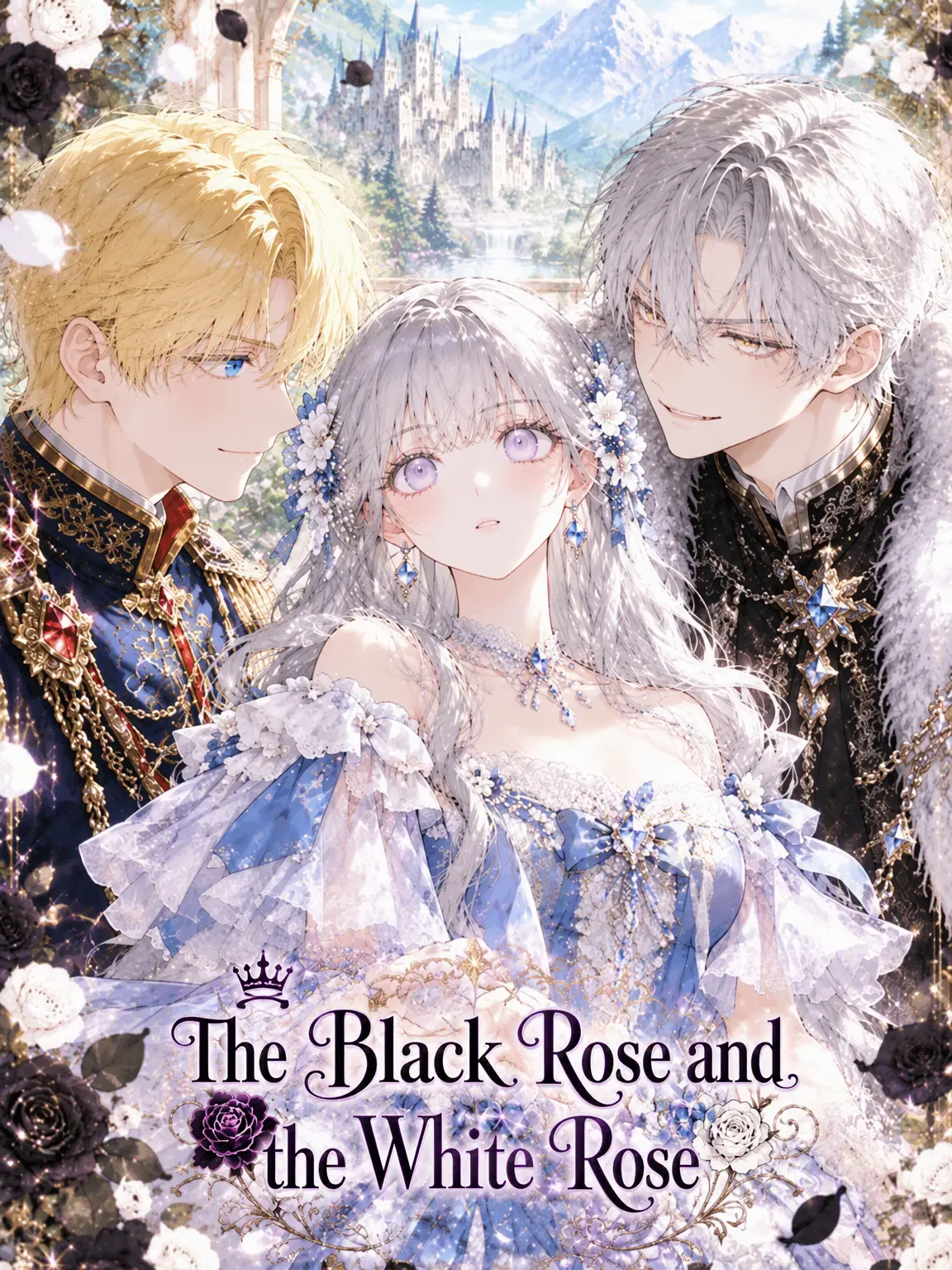VividRoot9915의 Black Rose and White Rose