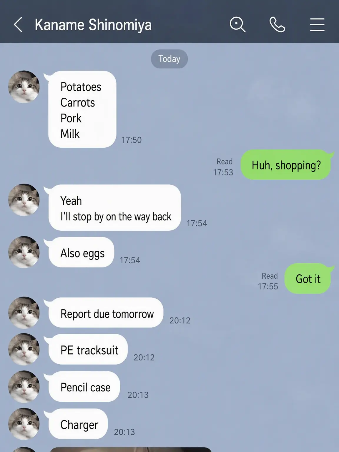 SavorySalty7112의 My LINE is Not Your Notepad!