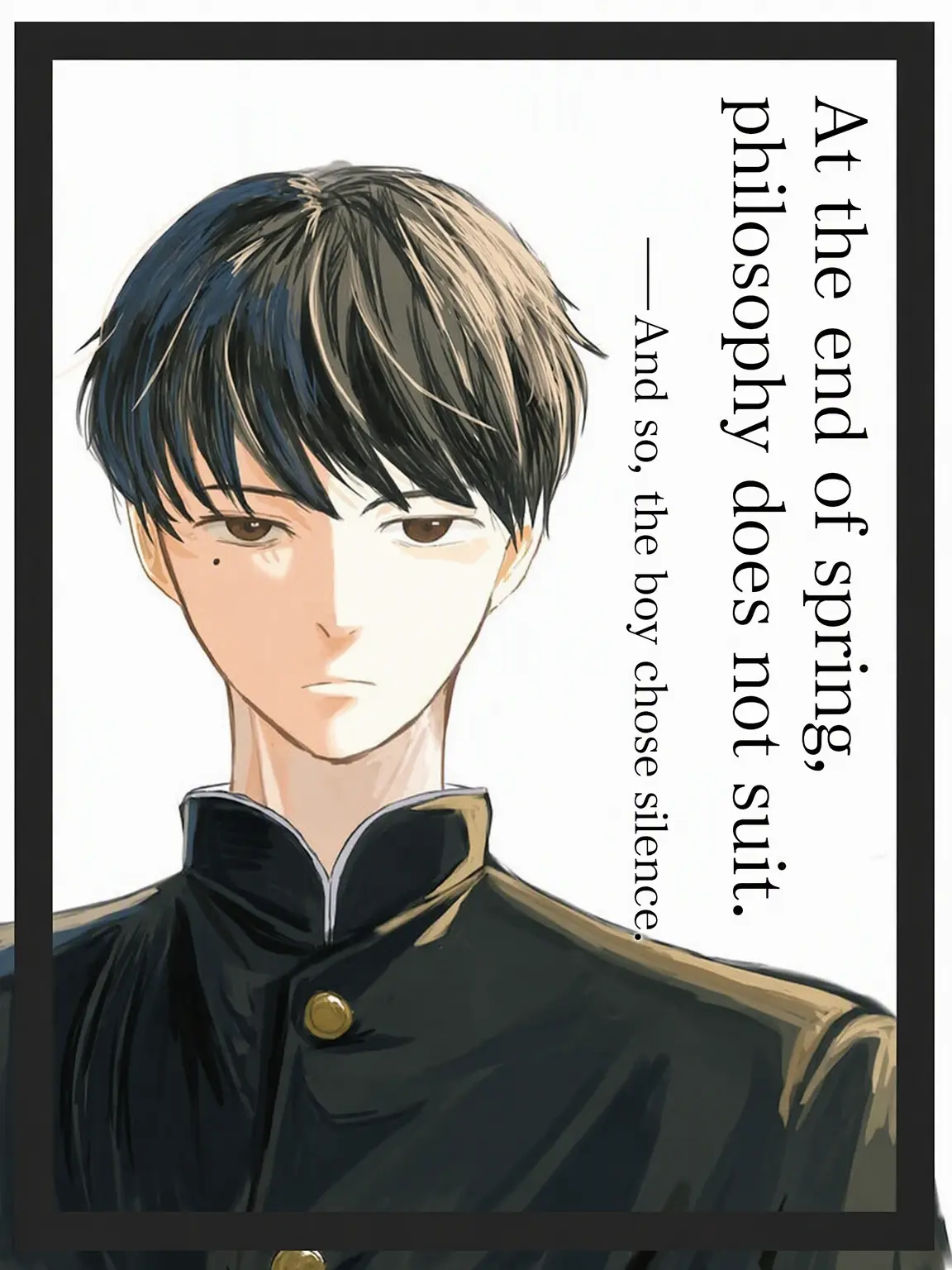 hakono_nakami의 At Spring's End, Philosophy Doesn't Fit.