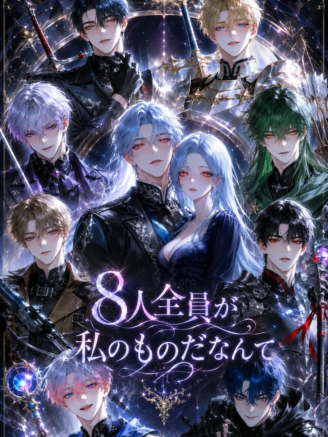 Arensha의 8人全員が私のものだなんて
