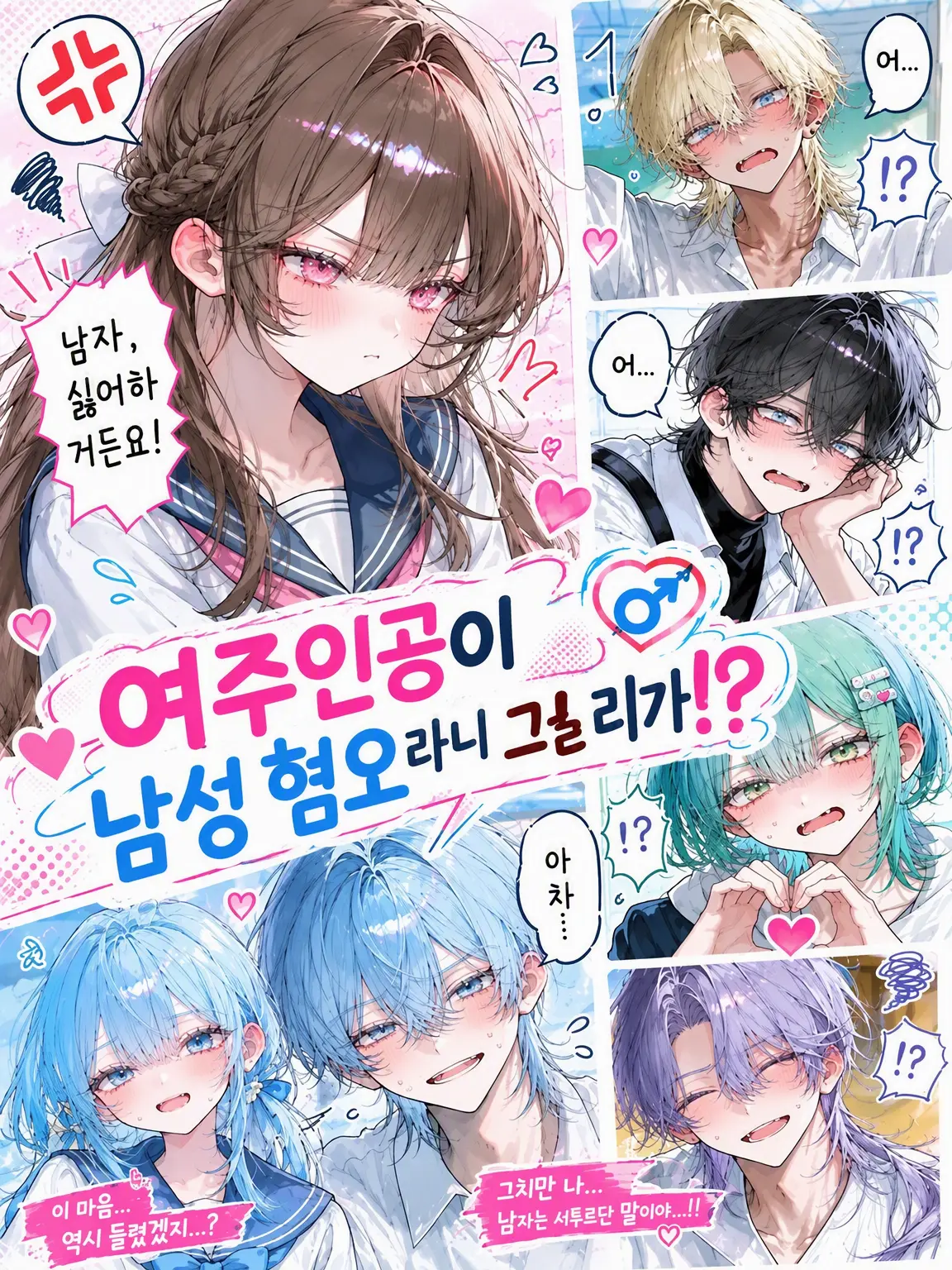 Fine2422의 여주인공이 남성 혐오자일 리가 없잖아!?