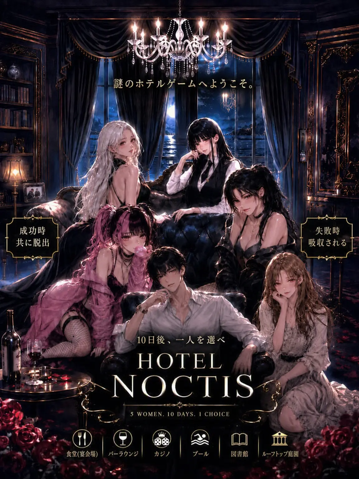 Noxia의 HOTEL NOCTIS -赤い月の晩餐-