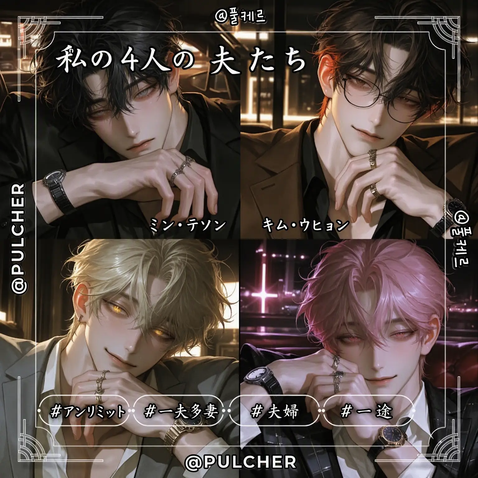 Pulcher의 私の4人の夫たち