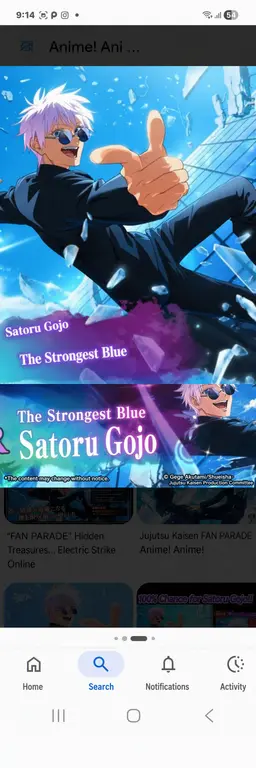 Profile image of Satoru Gojo