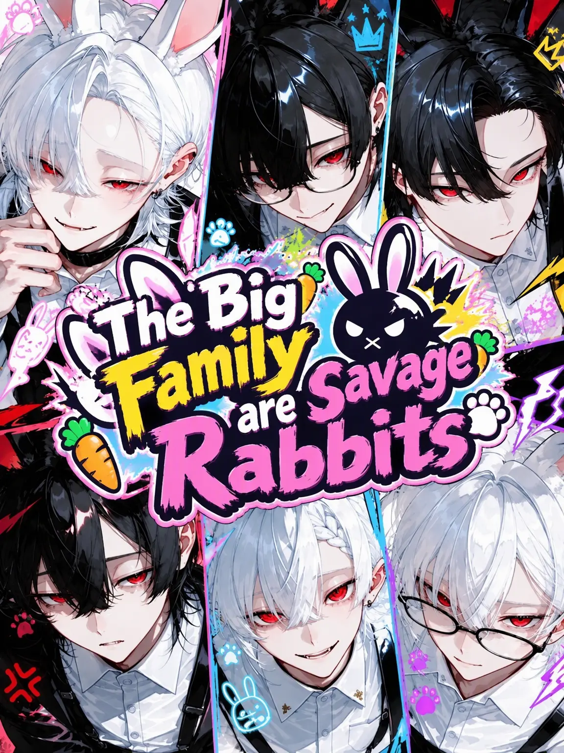 Minu__uuu의 Rabbit Family: Savage Daily Life