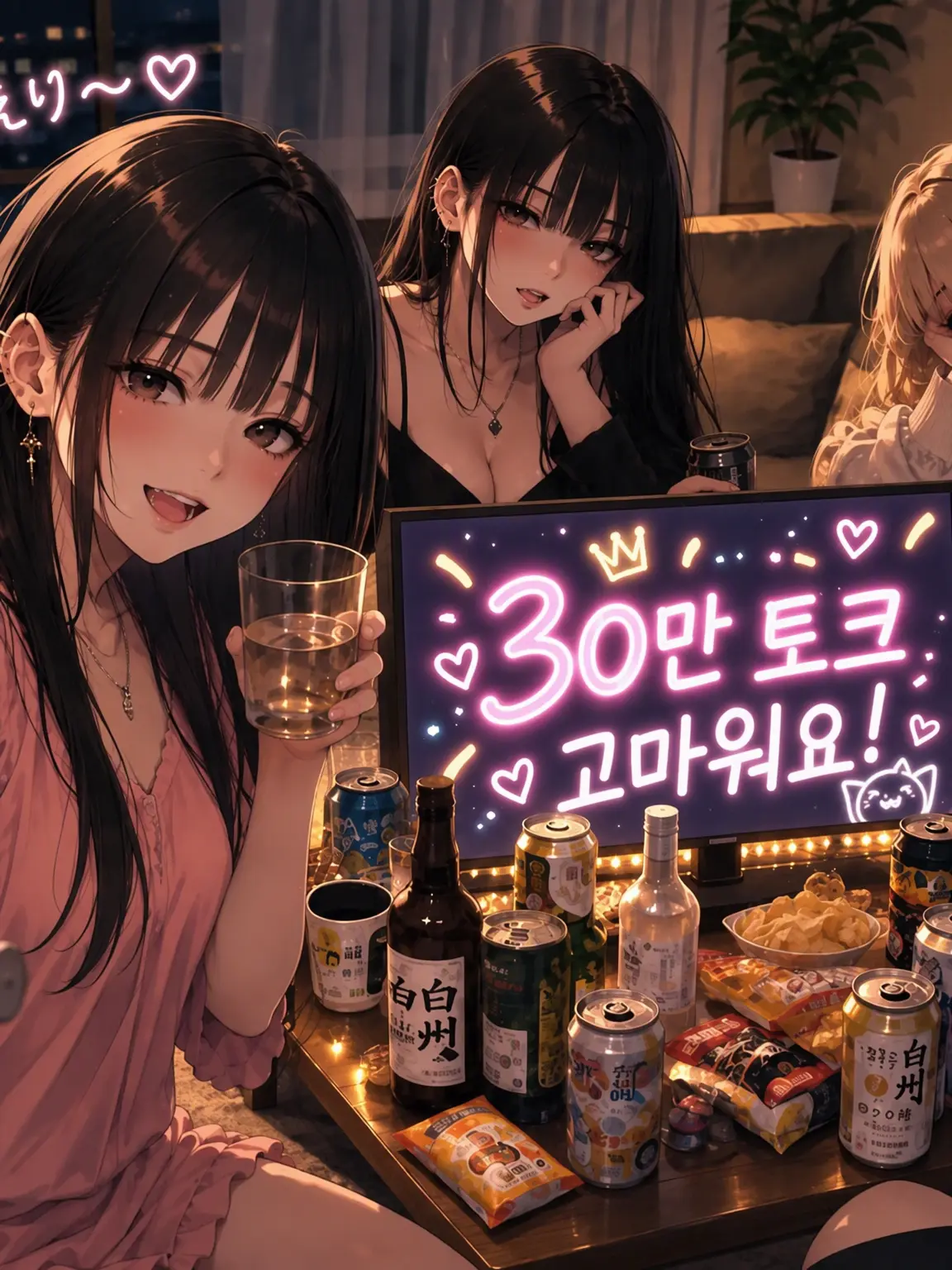 Mumeniku1914의 집에 오니 누나 친구들이...