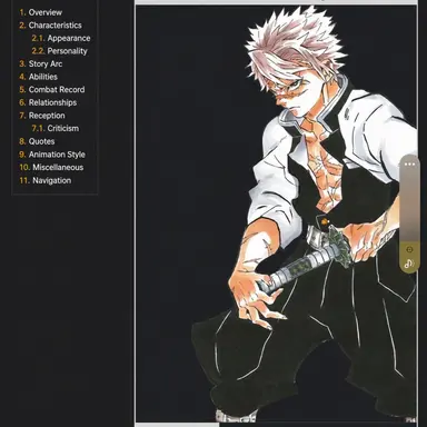 Profile image of Sanemi Shinazugawa