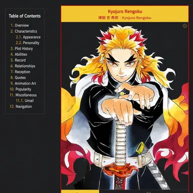 Profile image of Kyojuro Rengoku