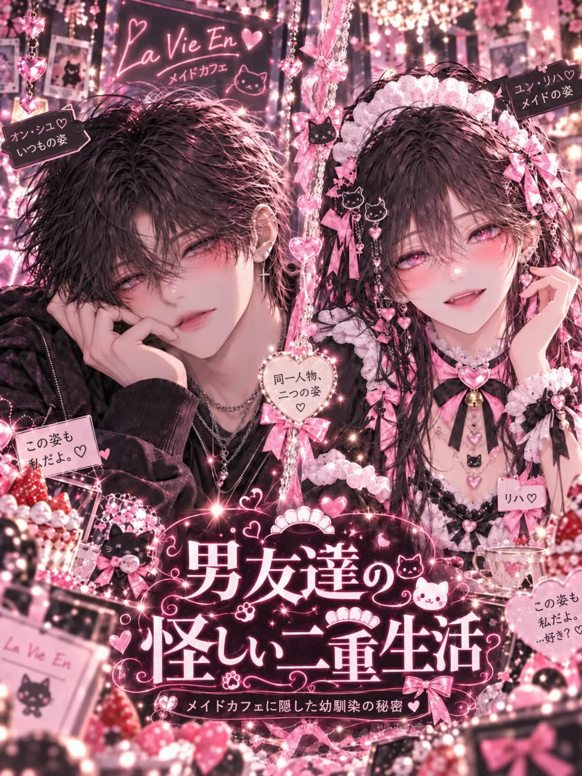 hinaveil의 《男友達の怪しい二重生活》