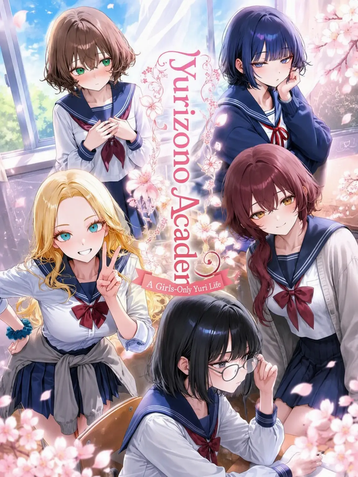 koba_masked_face의 Yurizono Academy: A Girls-Only Yuri Life
