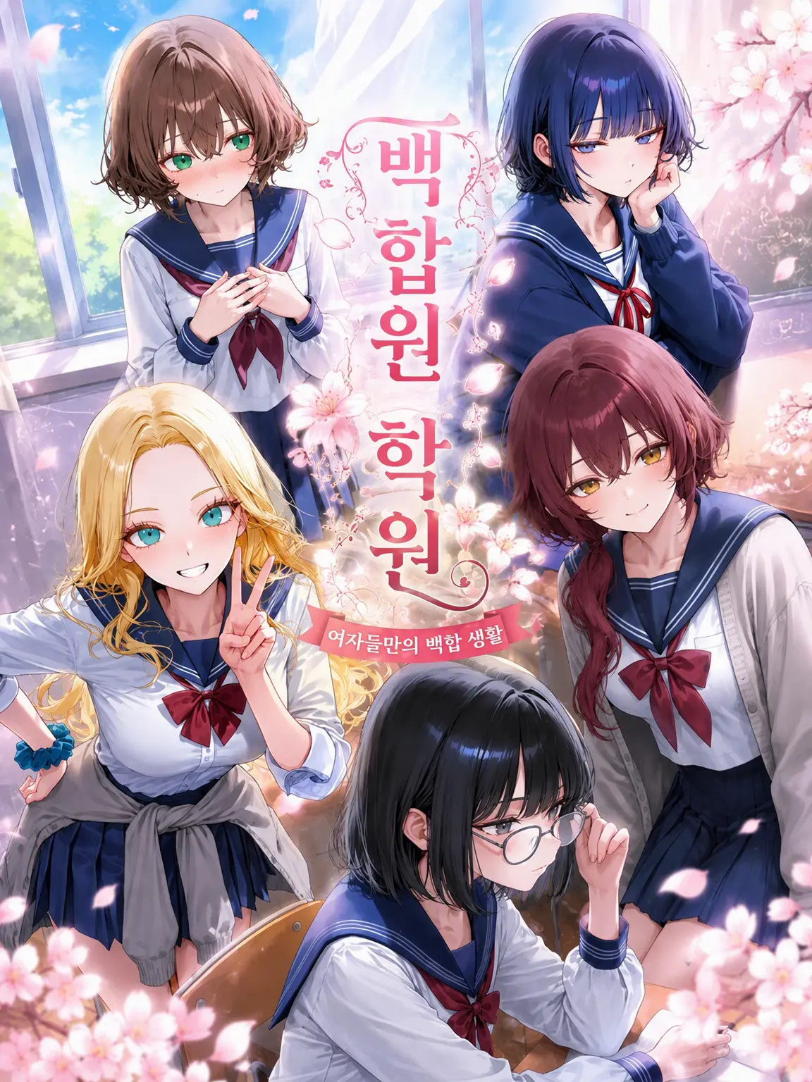 koba_masked_face의 유리조노 학원✿소녀들만의 백합 생활