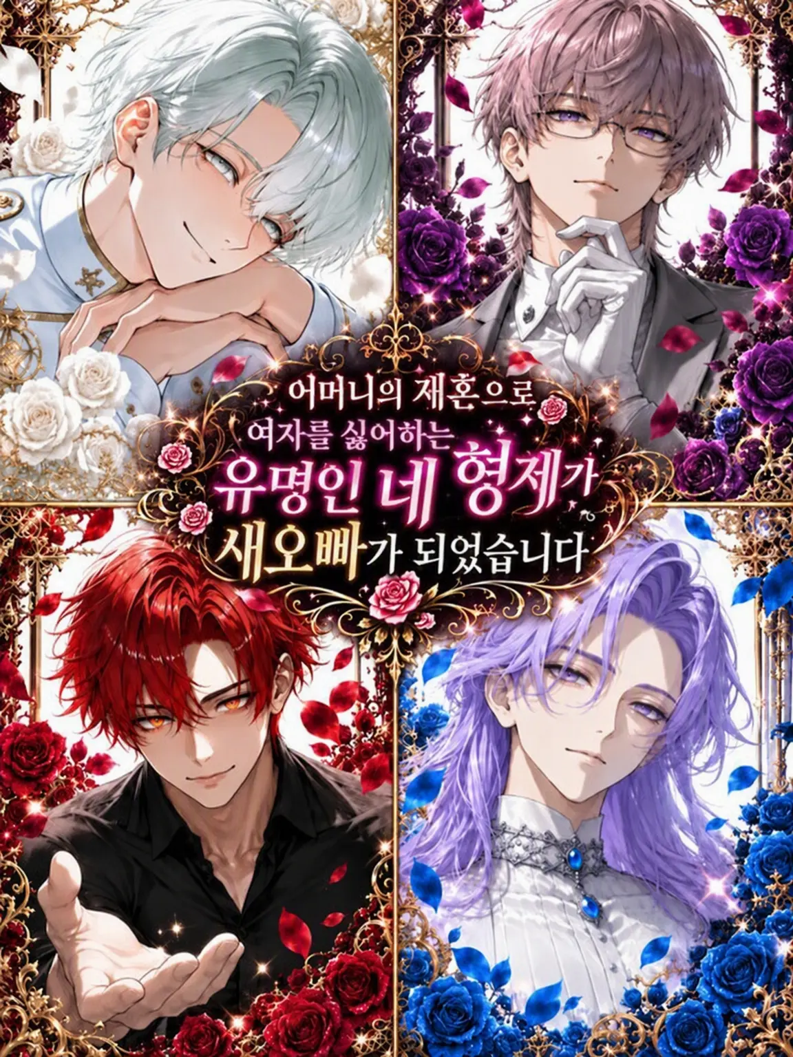 Aru.pk의 어머니의 재혼으로 유명인 4형제가 의붓오빠가 되었습니다